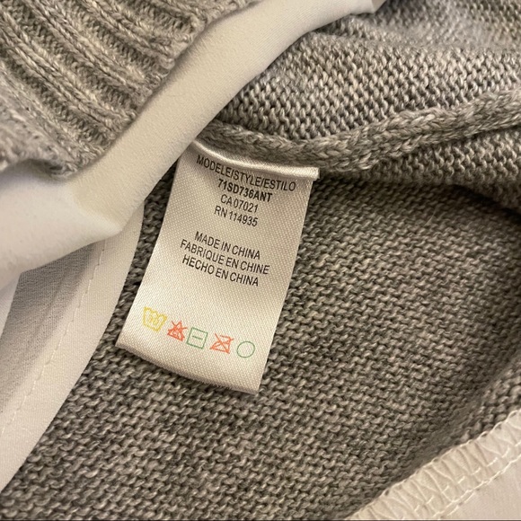 Moth by Anthropologie Gray Knit Layered Tunic Sweater - Picture 7 of 9